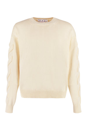 Cotton crew-neck sweater-0